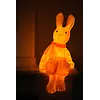 Figuurlamp klein konijntje met sjaal zittend
