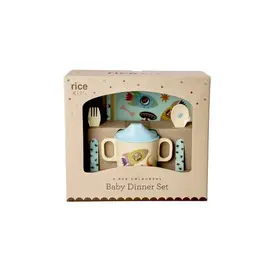 rice Denmark Rice melamine kinderservies Dogs in Space print