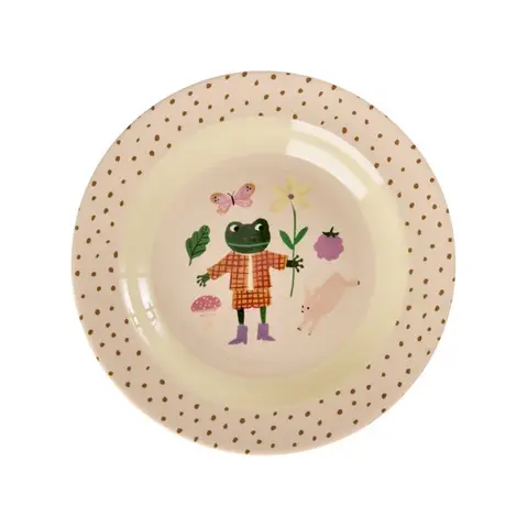 Rice melamine diep bord Fairytale roze