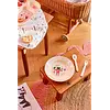 Rice melamine babybestek Fairytale roze