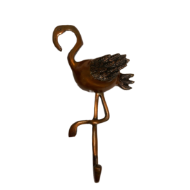  Kinderkapstokje flamingo koper