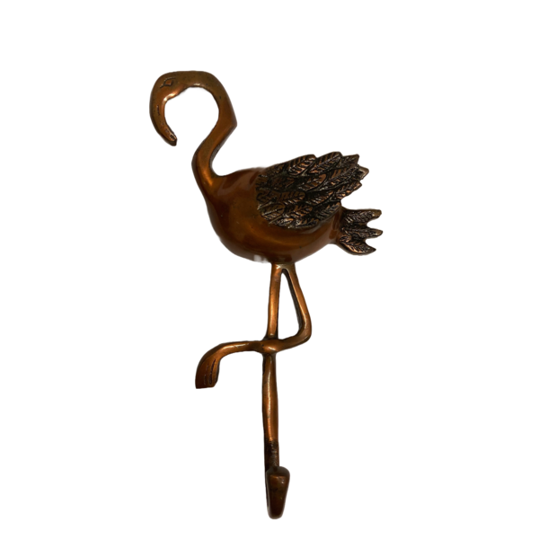  Kinderkapstok haakje flamingo koper