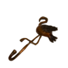 Kinderkapstok haakje flamingo koper