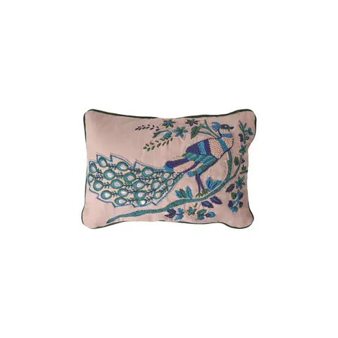 Rice sierkussen  pauw roze