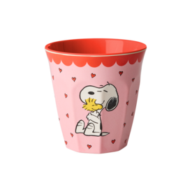 rice Denmark Rice melamine beker medium Snoopy roze
