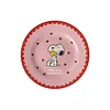 Rice melamine lunchbordje Snoopy en Woodstock roze