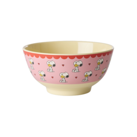rice Denmark Rice melamine schaal Snoopy roze