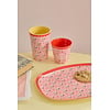Rice melamine bord ovaal Snoopy roze