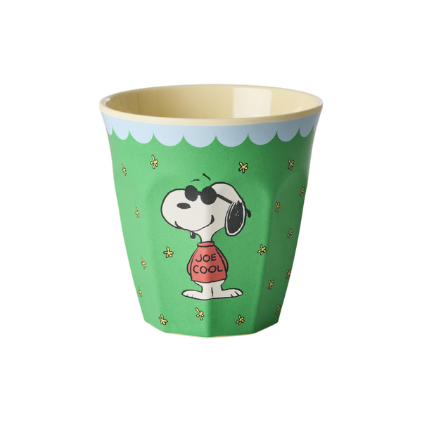 rice Denmark Rice melamine beker medium Snoopy groen