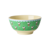 Rice melamine kom Snoopy groen