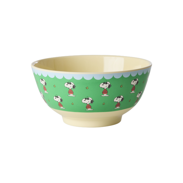 rice Denmark Rice melamine kom Snoopy groen