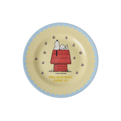 Rice melamine kinderbord Snoopy creme