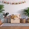 Kidsdepot kindervloerkleed Hiske lichtblauw met stippen