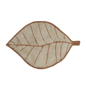 Kidsdepot Kidsdepot kindervloerkleed blad Leaf