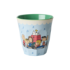 Rice melamine kinderbeker medium Snoopy blauw
