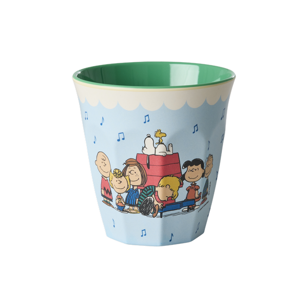 rice Denmark Rice melamine kinderbeker medium Snoopy blauw