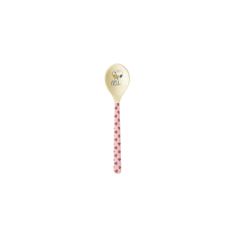 Rice lepel klein Snoopy en Woodstock roze