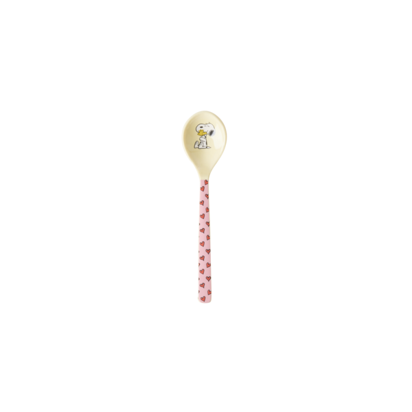 rice Denmark Rice melamine theelepel Snoopy en Woodstock roze