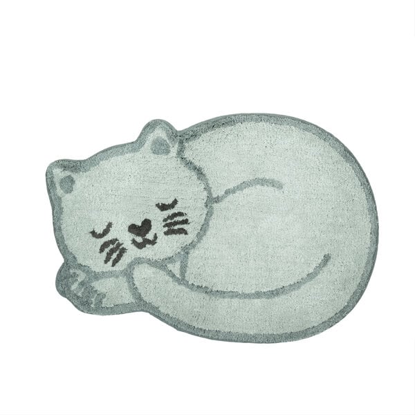 Sass & Belle Sass & Belle vloerkleedje klein kat Sleeping Cat