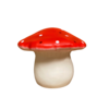 Figuurlamp paddenstoel vliegenzwam rood
