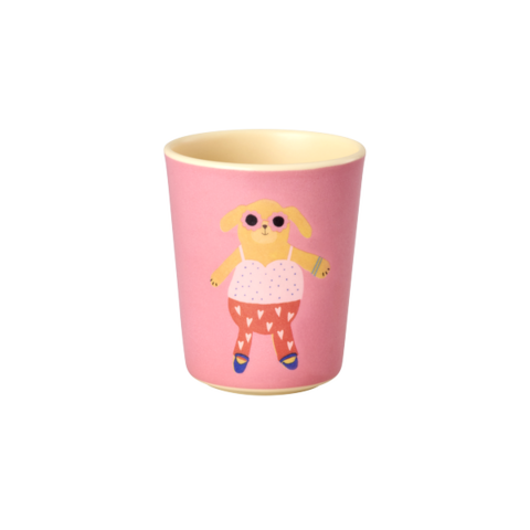 Rice melamine beker mat hondje