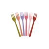 Rice melamine vorkjes Bon Vivant kleuren