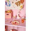 Rice melamine kinderbord ABC print roze