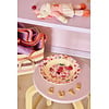 Rice melamine diep kinderbord ABC print roze