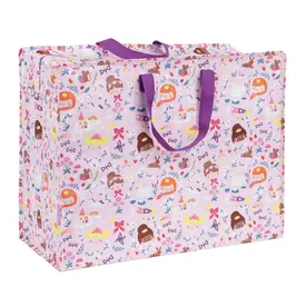 A Lovely Little Company A Lovely Little Company  jumbo opbergtas met rits prinsessen