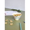 Rice melamine kommetje klein ABC print blauw