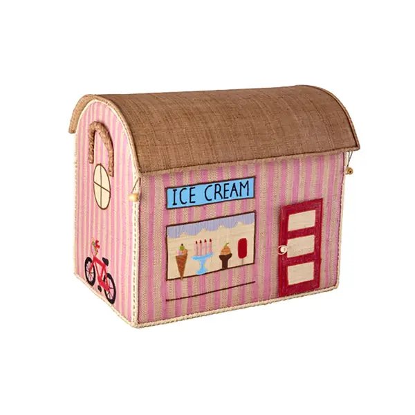 rice Denmark Rice speelgoedmand huis Parijs roze