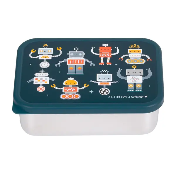 A Lovely Little Company A Lovely Little Company lunchtrommel rvs robot