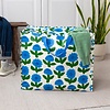 Rex London opbergtas XL Florence bloemen blauw groen