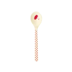 rice Denmark Rice melamine lepel  hartjes rood