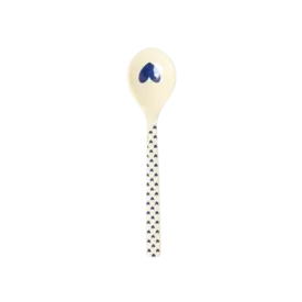 rice Denmark Rice melamine lepel  hartjes donkerblauw