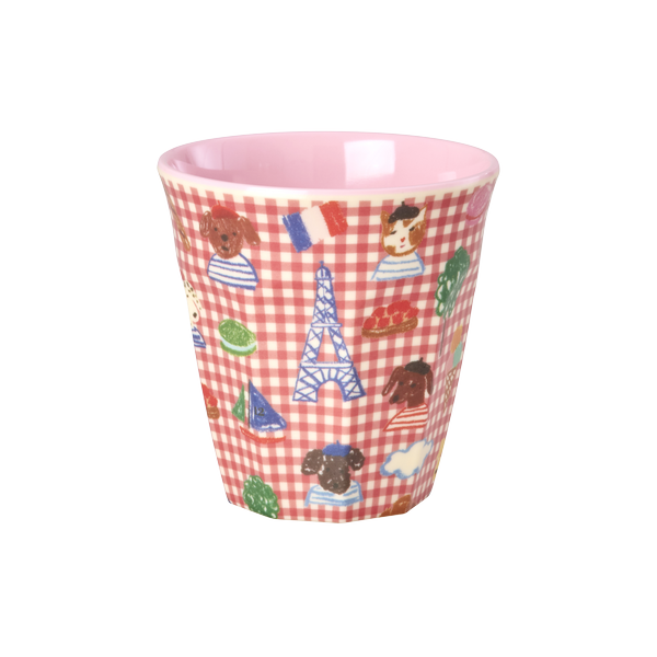rice Denmark Rice kinderbeker medium Kids in Paris rood