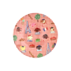 Rice melamine bord Kids in Paris rood