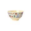 Rice melamine kommetje klein Kids in Paris blauw