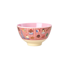 rice Denmark Rice melamine schaaltje klein Kids in Paris rood