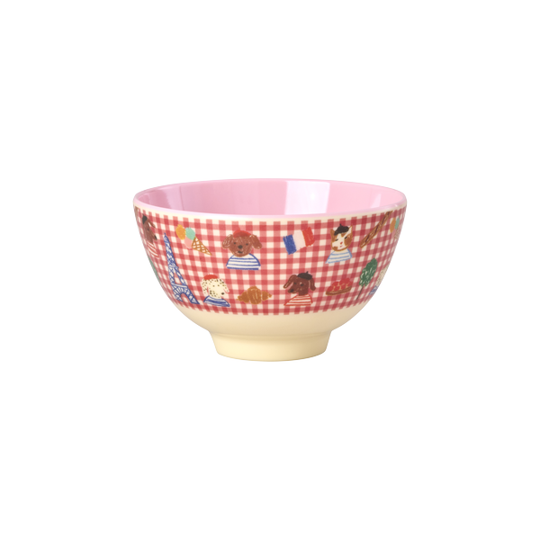 rice Denmark Rice melamine kommetje klein Kids in Paris rood