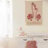 Little Dutch wanddecoratie flamingo roze