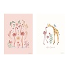 Little Dutch poster kinderkamer Blooming Safari flamingo