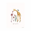 Little Dutch poster kinderkamer Blooming Safari flamingo