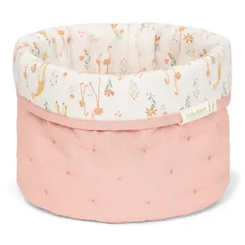 Little Dutch Little Dutch opbergmandje rond Blooming Safari roze