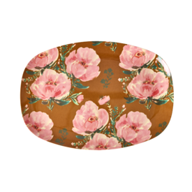 rice Denmark Rice melamine bord ovaal Floral Fiesta Rose print