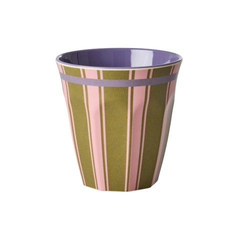 Rice melamine beker Stripe Delight print