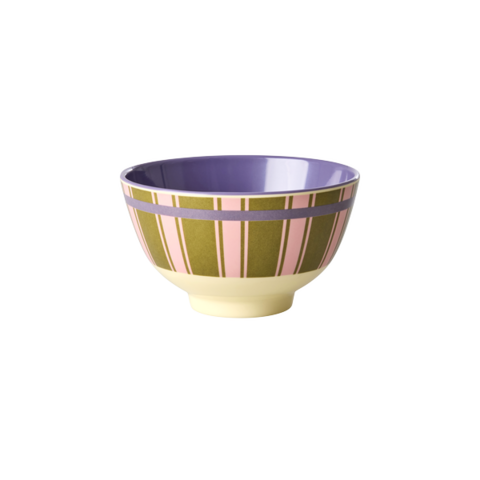 Rice melamine kom klein Stripe Delight print