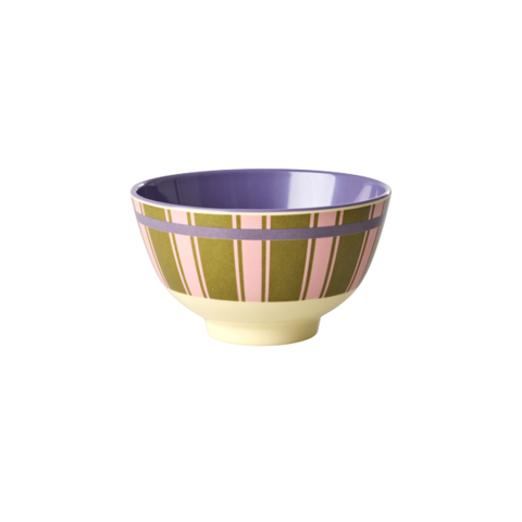Rice melamine schaaltje - Stripe Delight print