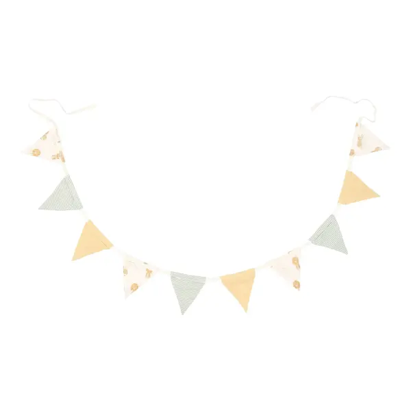 Little Dutch Little Dutch decoratieslinger vlaggen Safari Leeuw