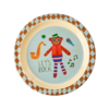 Rice melamine kinderbord Music Band print blauw